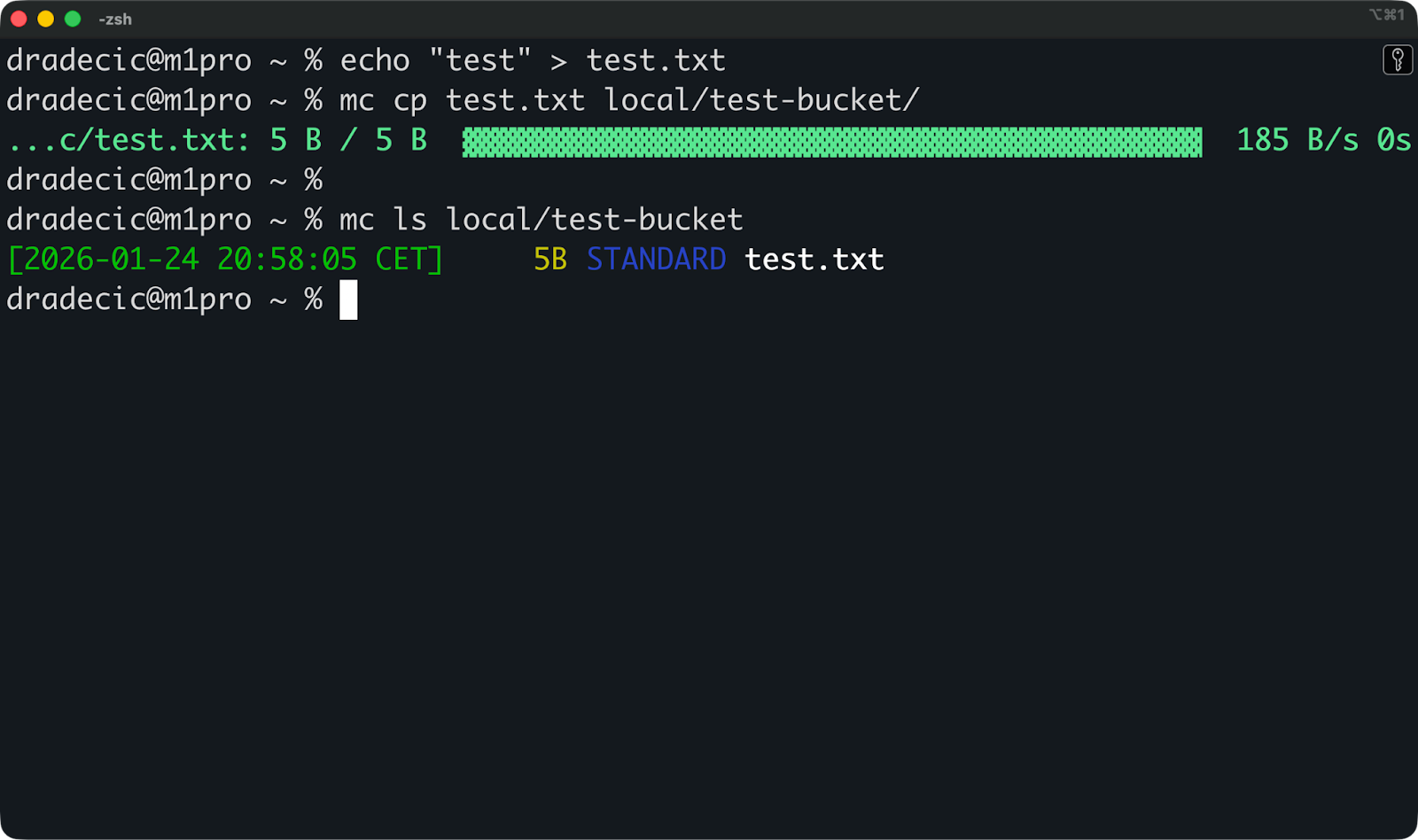 Image 7 - Listing files in a bucket