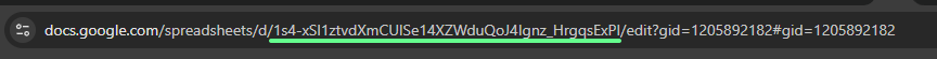Spreadsheet ID