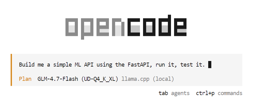 Using the opencode plan mode