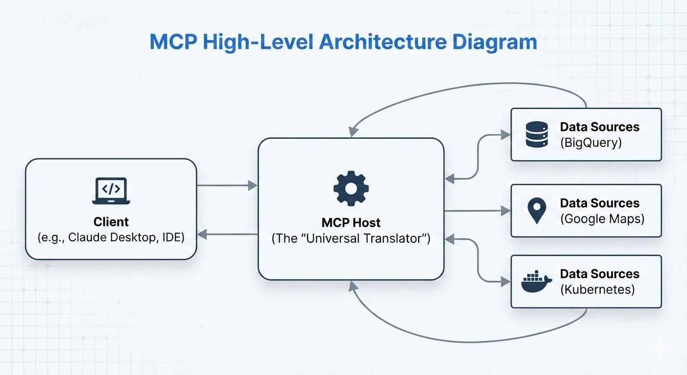 MCP high-level architecture diagram