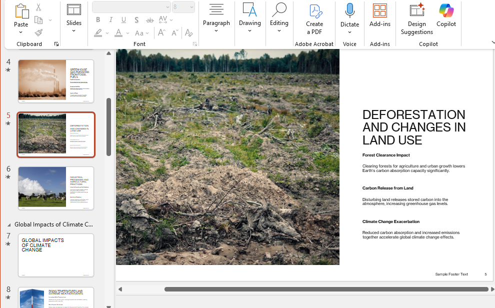 PowerPoint Copilot creates a whole presentation with a single prompt