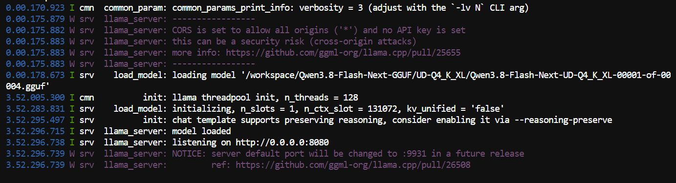 Running Qwen3.8-Flash-Next with llama.cpp