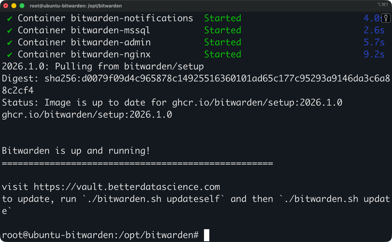 Bitwarden installation (5)