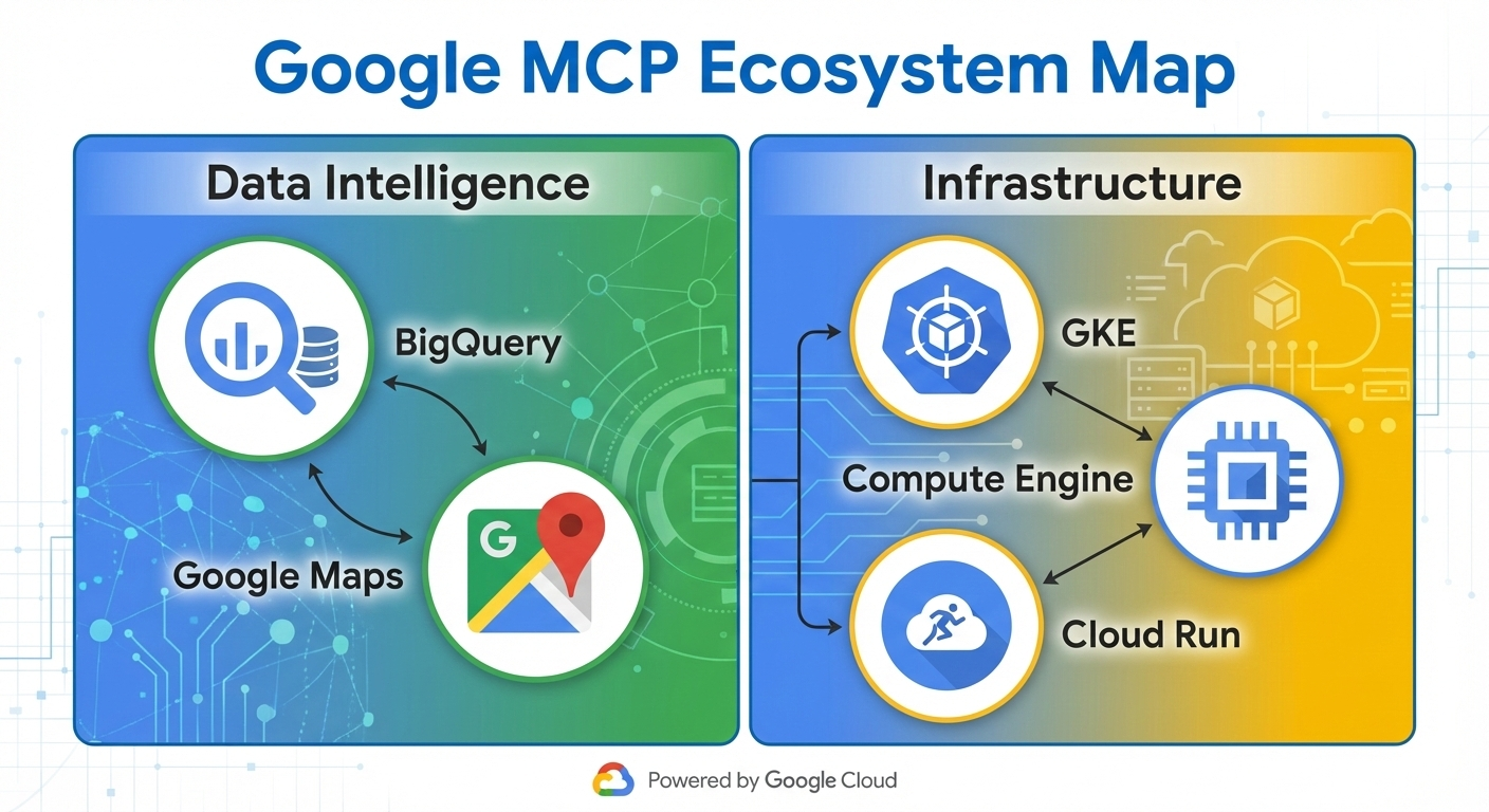 Google MCP Ecosystem Map