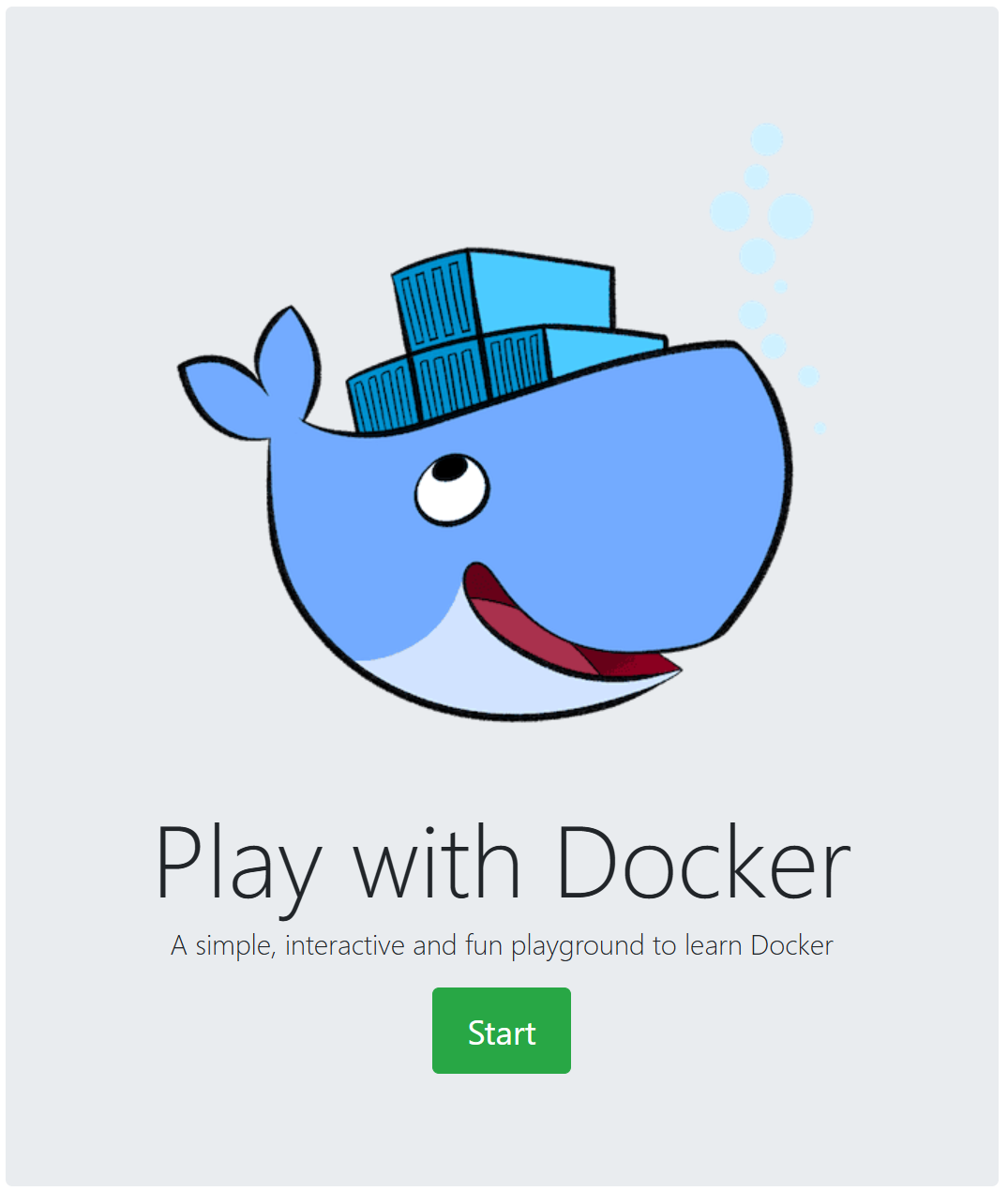 Play with Docker Login