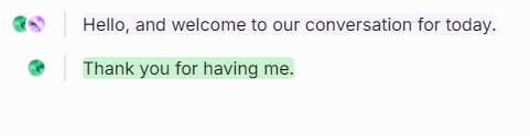 Selecting voice for a paragraph