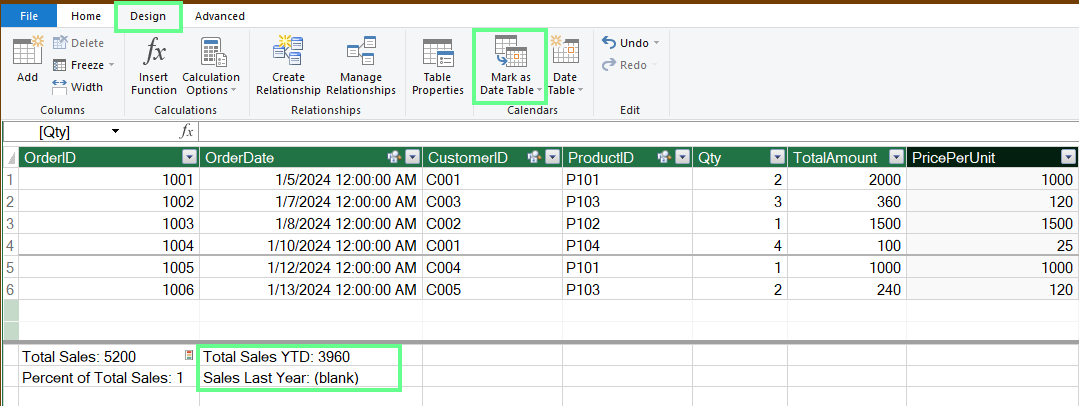 Calculate the time in Power Pivot in Excel.