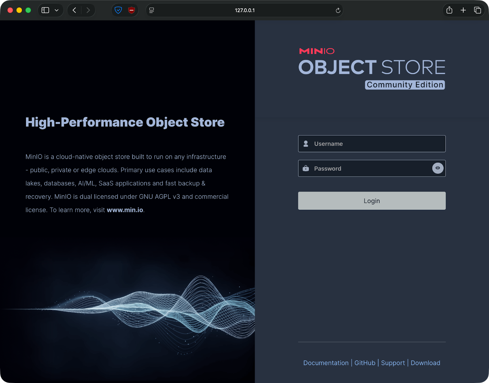 Image 3 - MinIO web UI