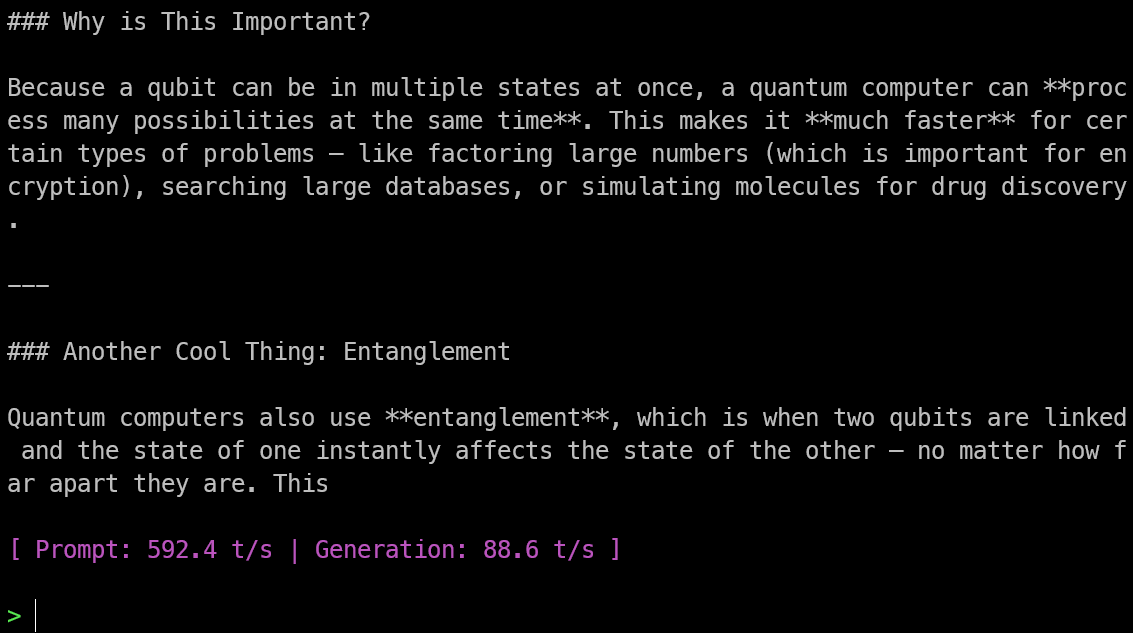 Test the Bonsai-8B Model with llama-cli
