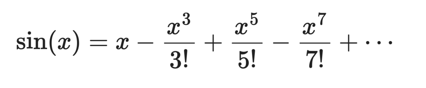 Taylor series expansion
