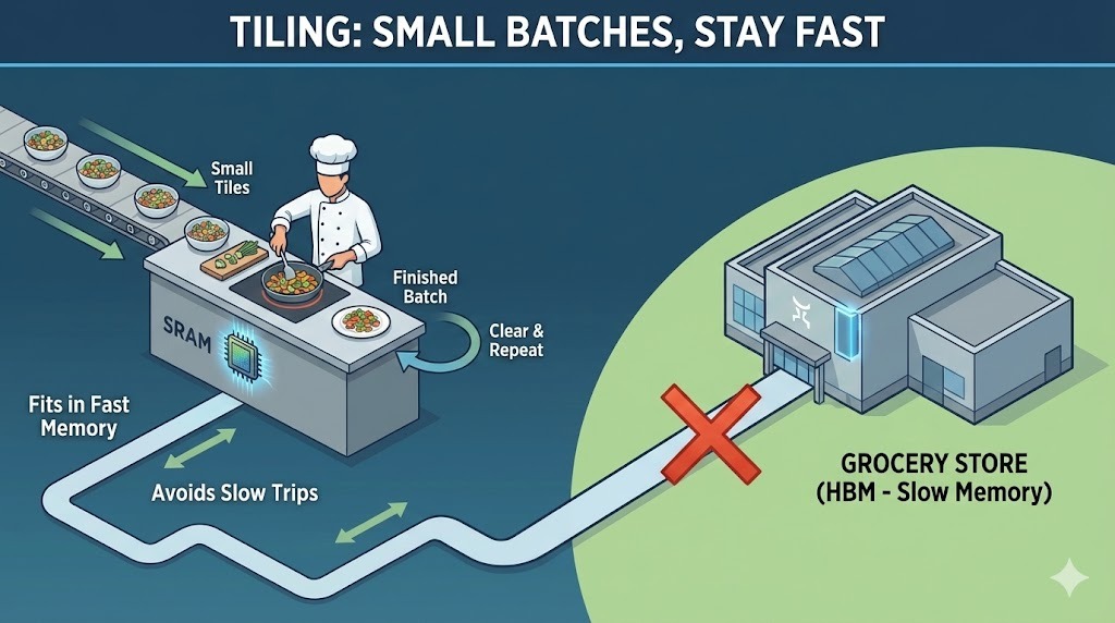 Tiling in Flash Attention