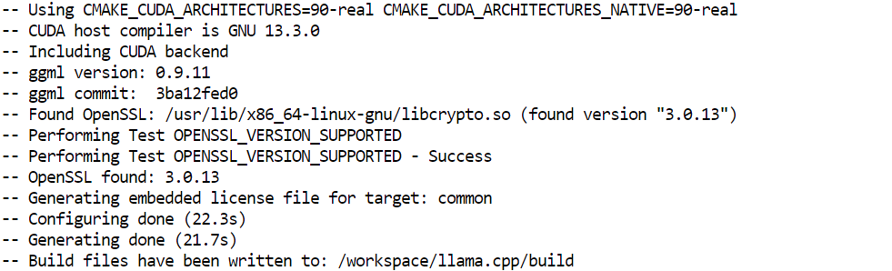 build llama.cpp with CUDA support