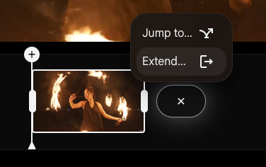 Extending a video.