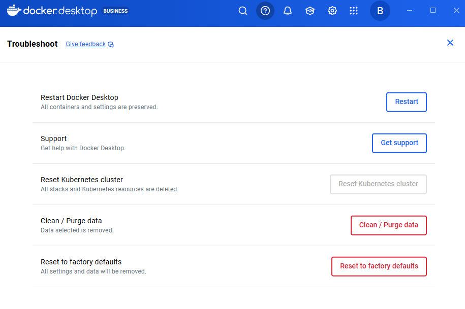 Restablecer los valores predeterminados de fábrica