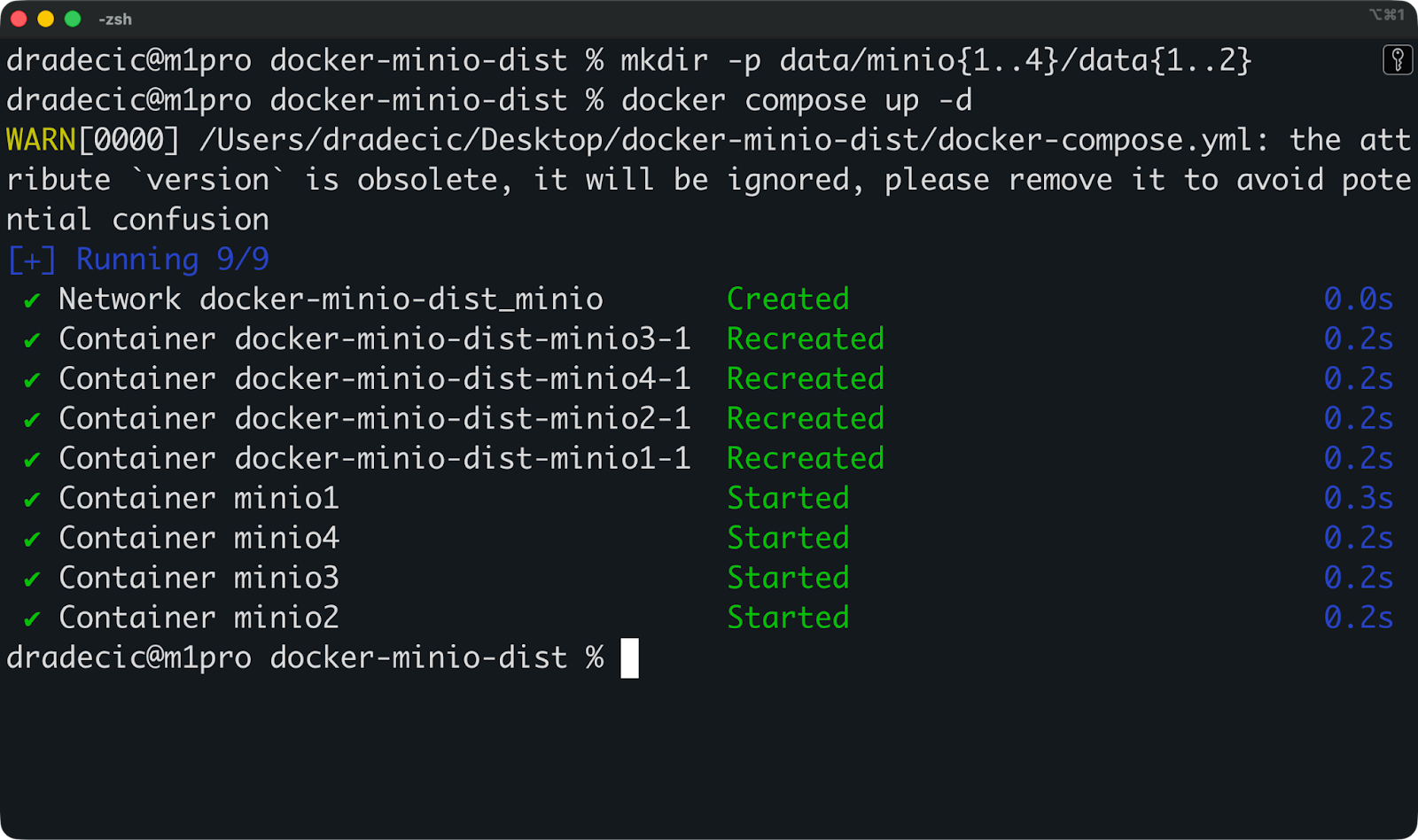 Image 10 - Running MinIO in distributed mode