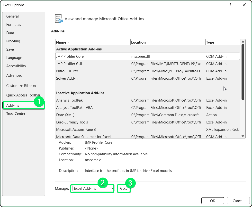 Install Excel Solver on Windows