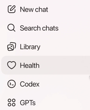 Wo finde ich chatGPT Health?