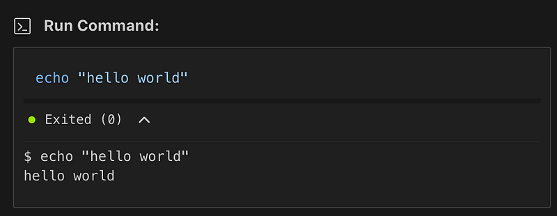 Roo Code's Inline-Terminal