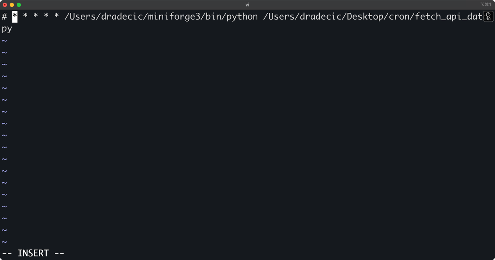Image 5 - Temporarily disabling a cron job