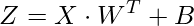 Calcul des pré-activations des neurones par multiplication matricielle