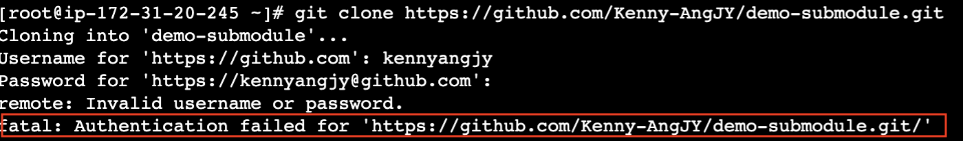 HTTPS authentication failure