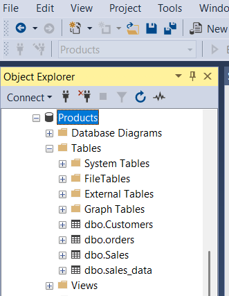Open Object Explorer and navigate the table to create the index.