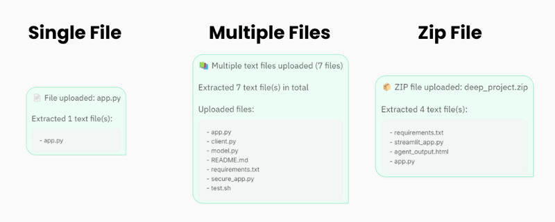 gemini 2.5 pro app supports many types of file inputs