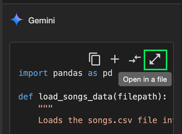Erstellen einer neuen Datei aus einem bestimmten Codeschnipsel in Visual Studio Code