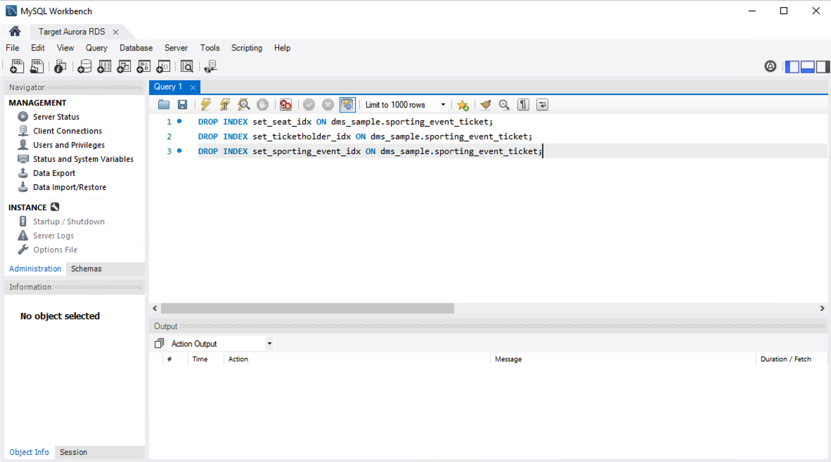 Interfaz de MySQL Workbench mostrando consultas SQL