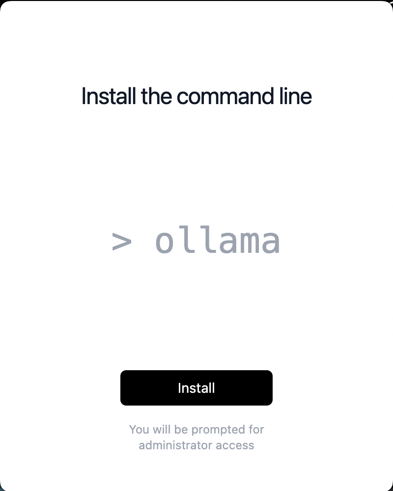 Instalar Ollama línea de comandos