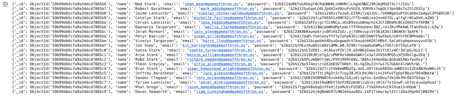 Asegurarse de que estamos correctamente conectados a nuestra base de datos MongoDB