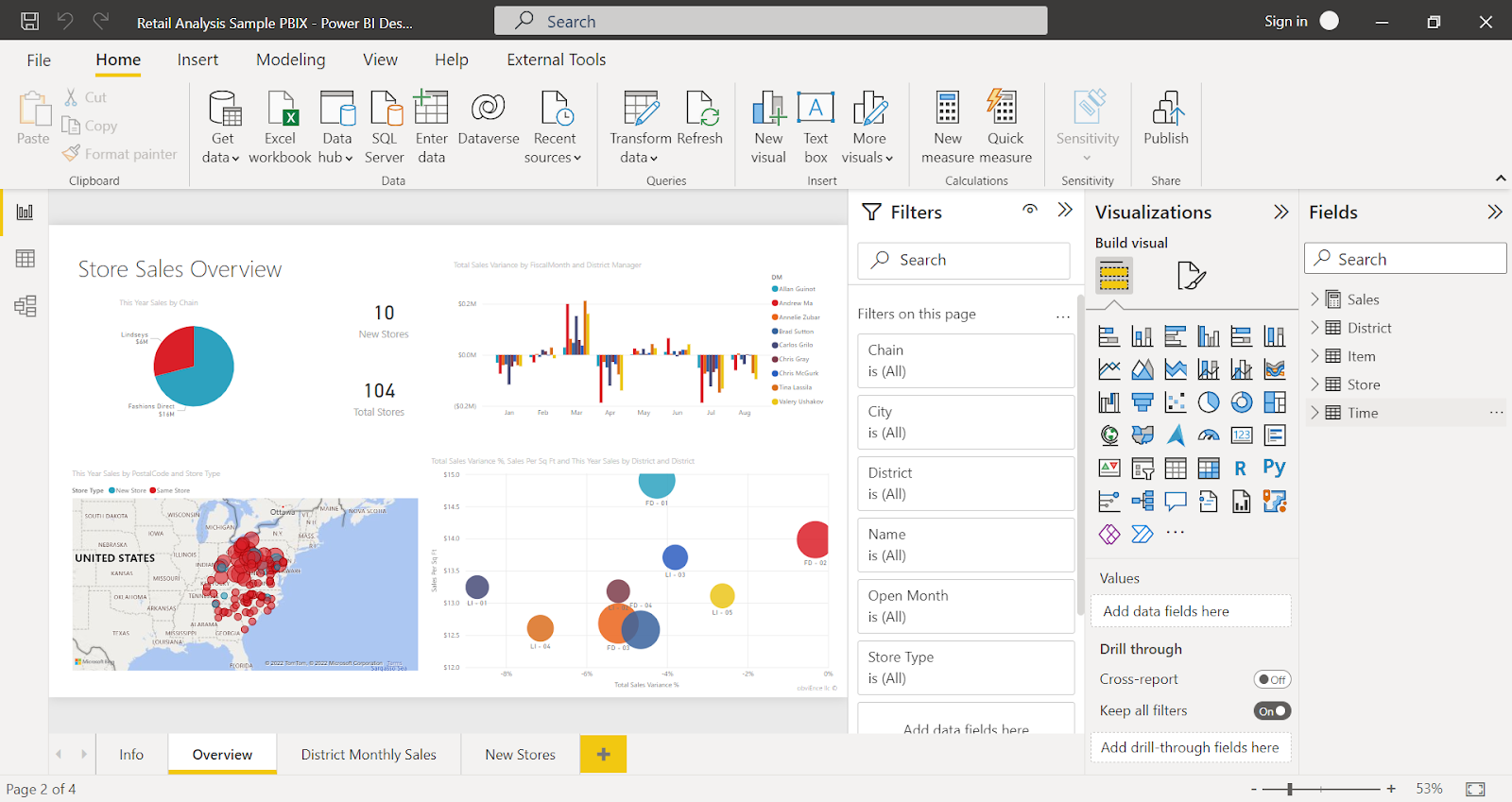 The Power BI Desktop Interface