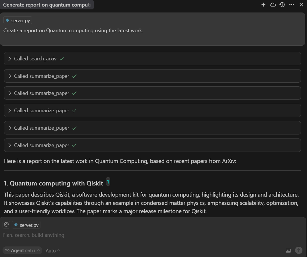 Testing the Prompt