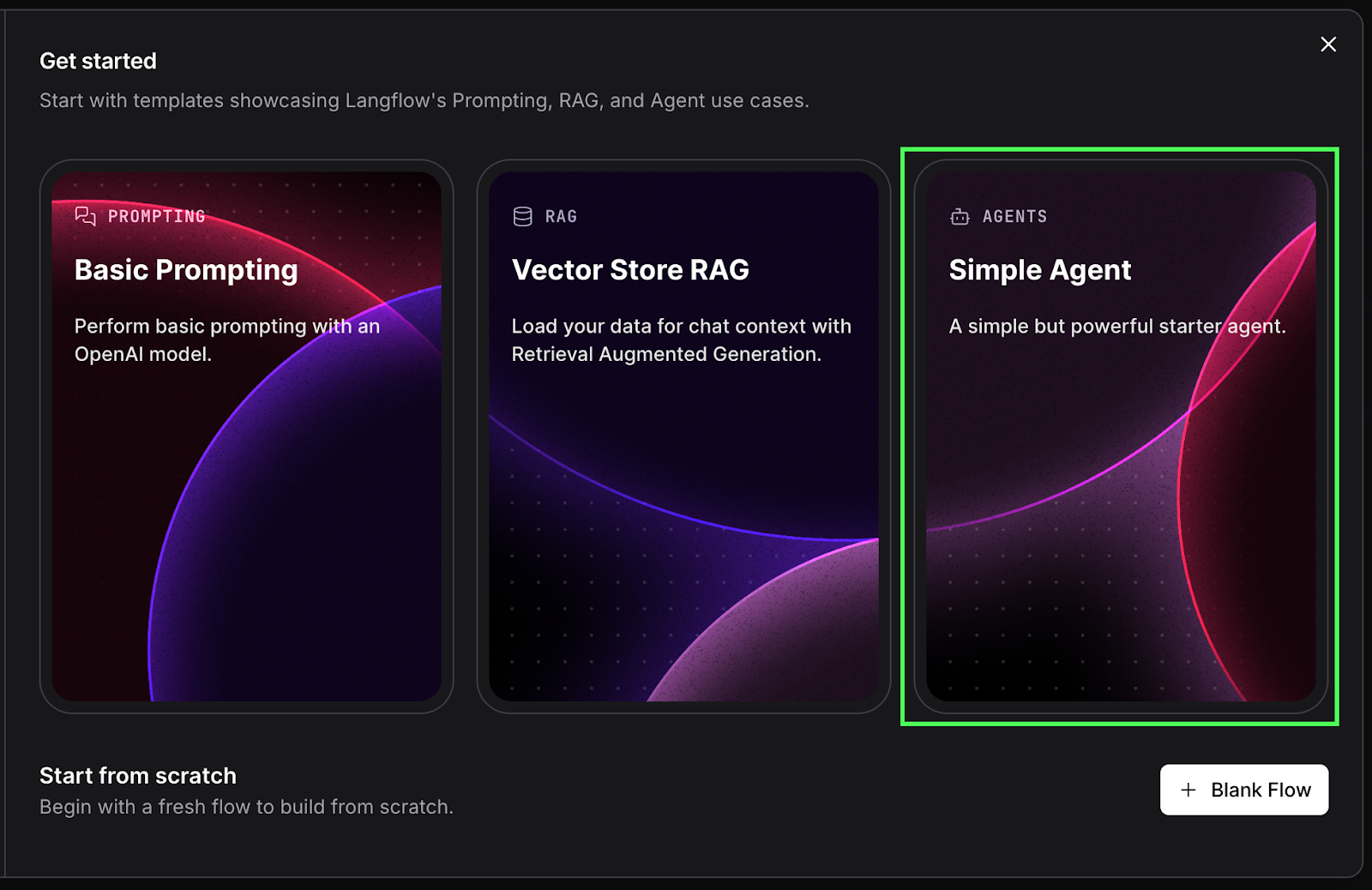 Creating a simple agent with Langflow