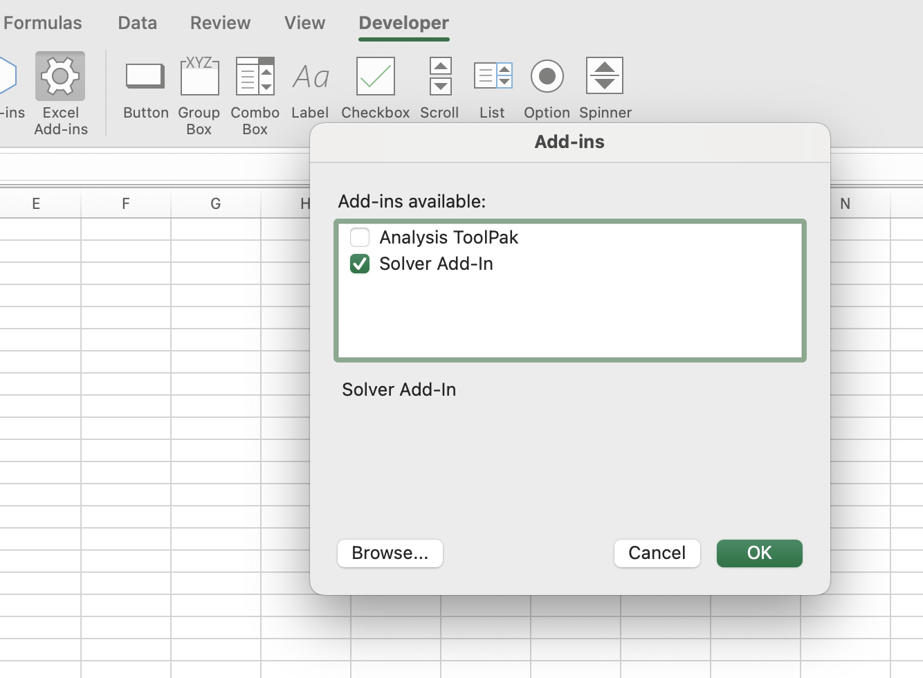Guia Desenvolvedor do Excel