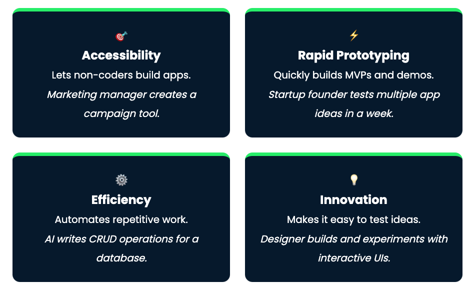 Vibe Coding Advantages