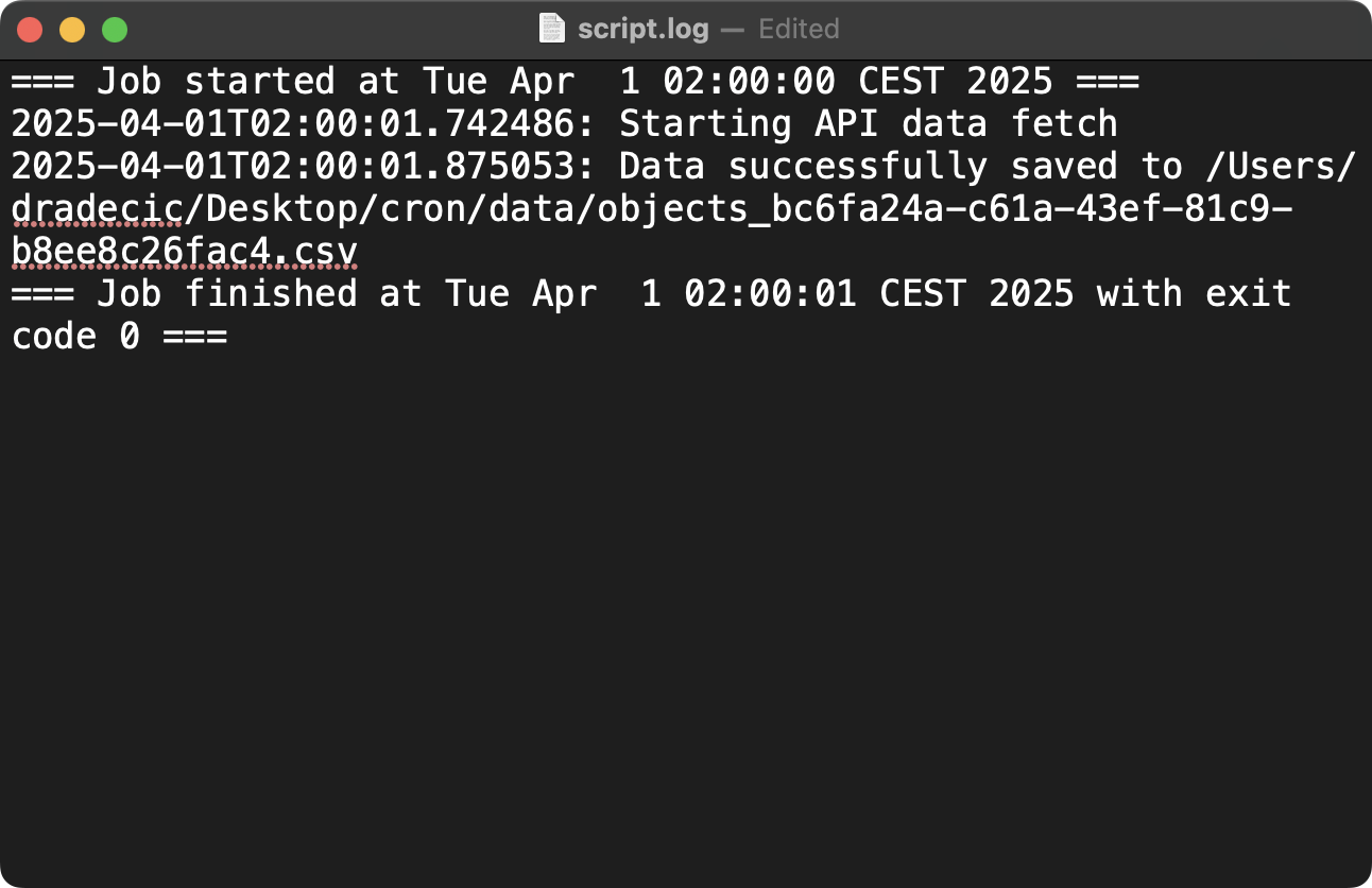 Image 13 - Cron job logging configuration (2)
