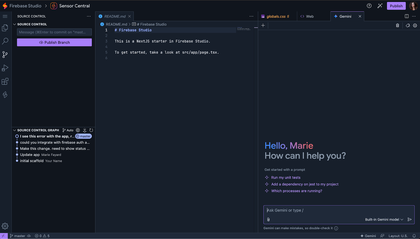 Git repository found, or so it seems.
