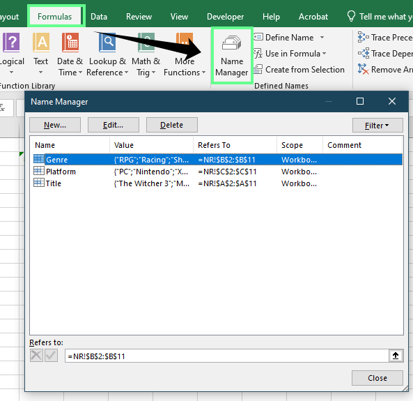  name error in excel what it means and how to fix it datacamp