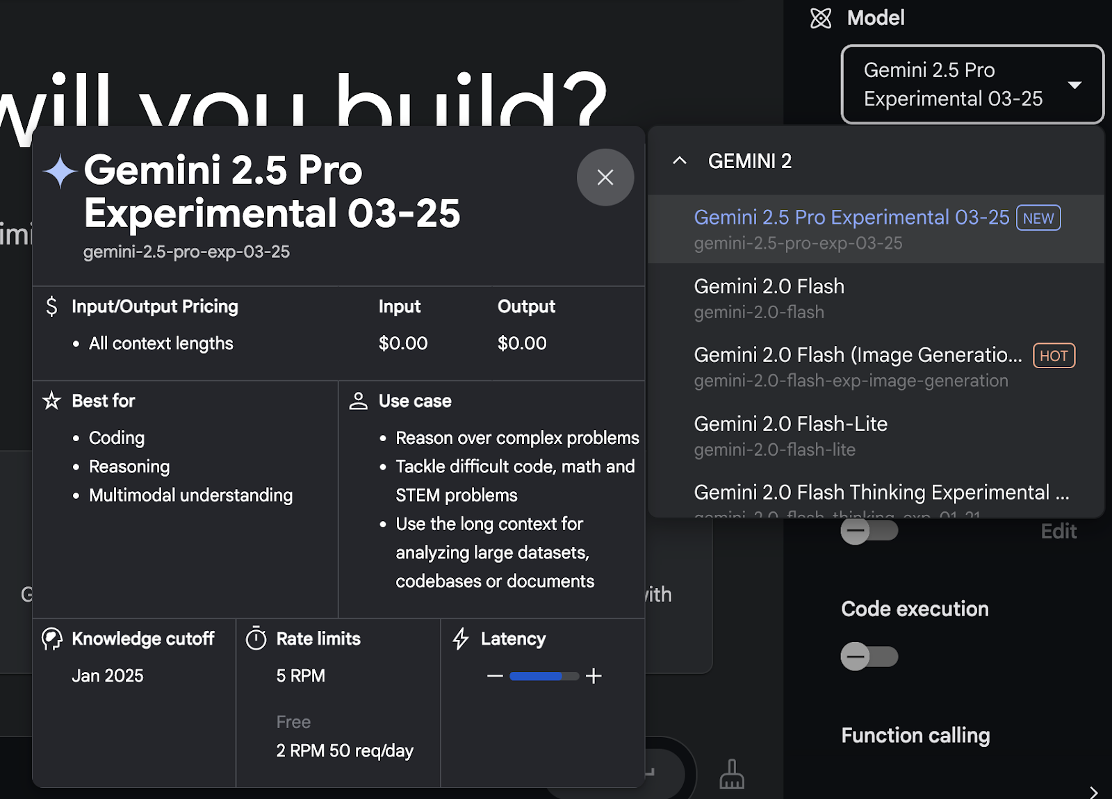 gemini 2.5 pro in google ai studio