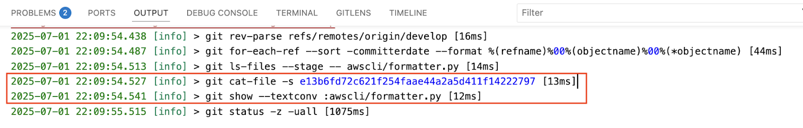 Git downloading the file blob on-demand