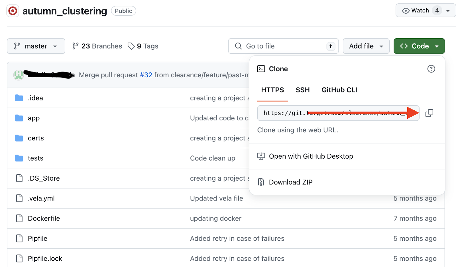 git clone comando básico