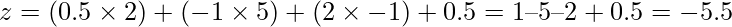 Exemple de calcul selon la formule de la propagation vers l'avant