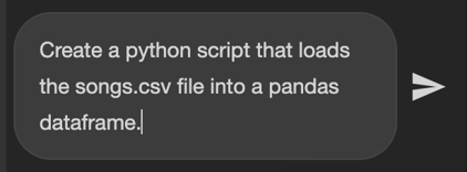 Eerste prompt voor Gemini Code Assist in Visual Studio Code