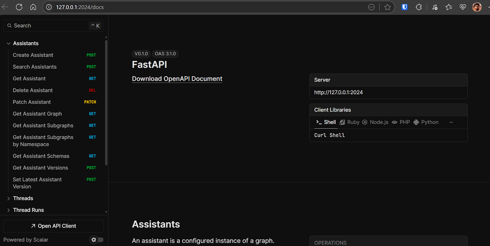 Documentation FastAPI