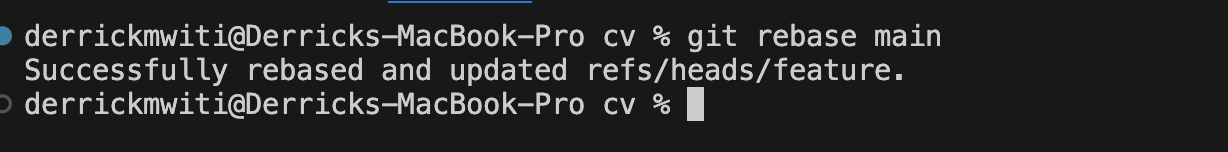 Applying Git Rebase Successfully