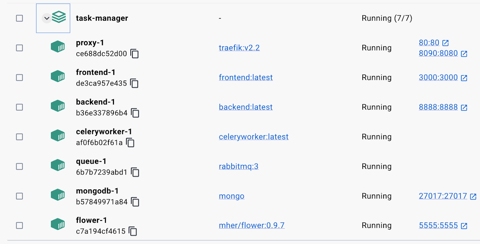 Docker, where we run everything locally