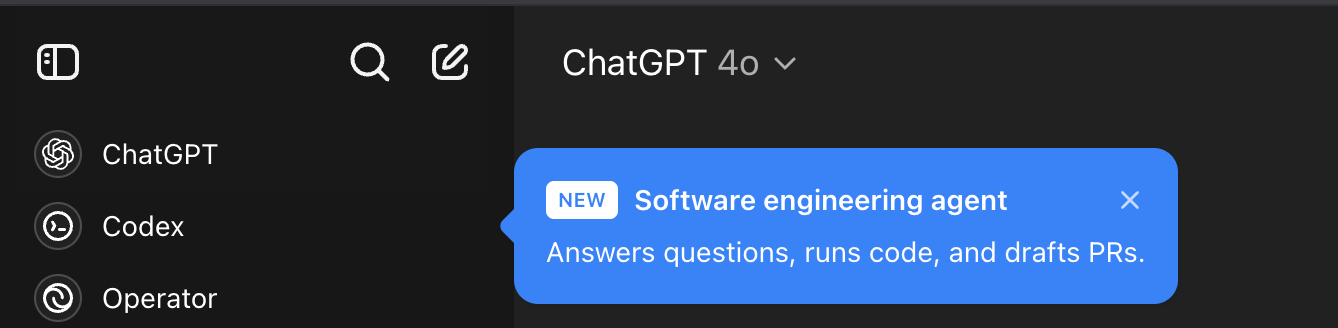 Codex em ChatGPT