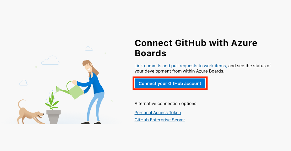 Enfin, cliquez sur Connecter votre compte GitHub.