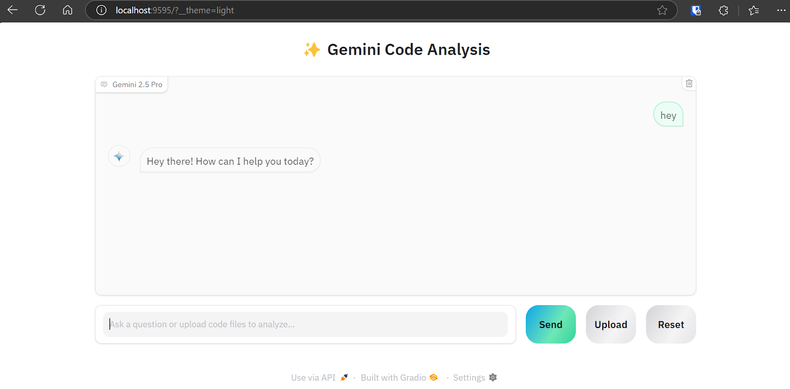 gemini 2.5 pro code analysis project